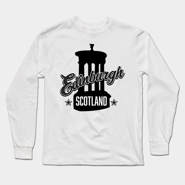 Edinburgh Scotland Long Sleeve T-Shirt by nickemporium1